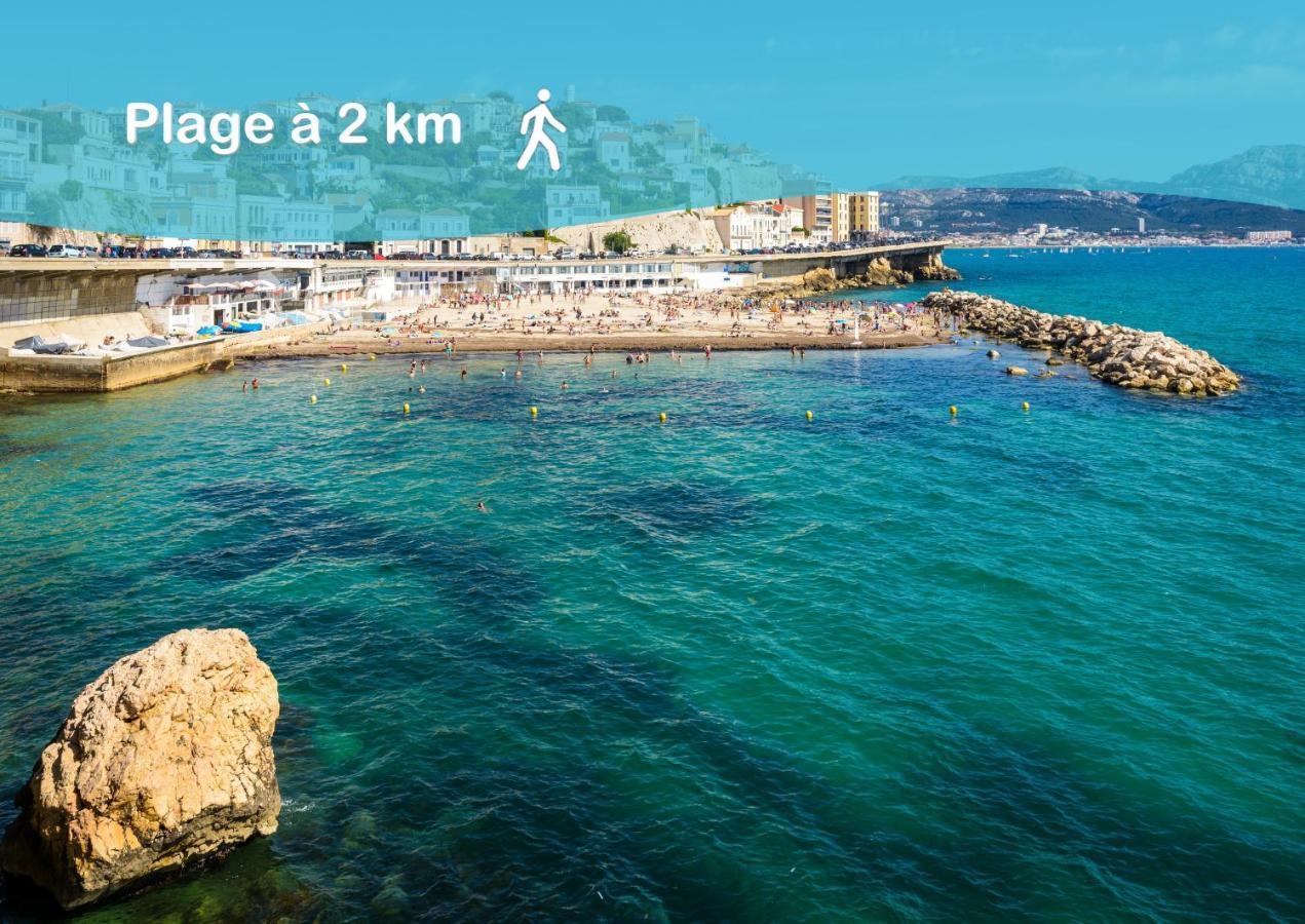 Aux Pieds De La Bonne Mere - Centre - Wifi Marseilles Exterior foto