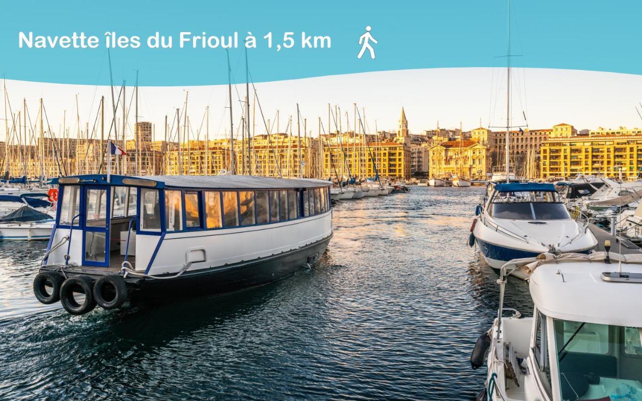 Aux Pieds De La Bonne Mere - Centre - Wifi Marseilles Exterior foto