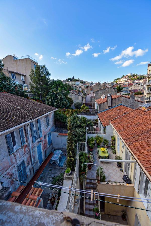 Ferienwohnung Aux Pieds De La Bonne Mere - Centre - Wifi Marseilles Exterior foto